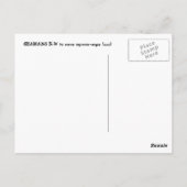 Shamans b+w postkarte (Rückseite)