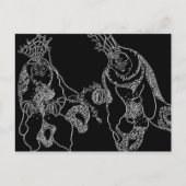 Shamans b+w postkarte (Vorderseite)