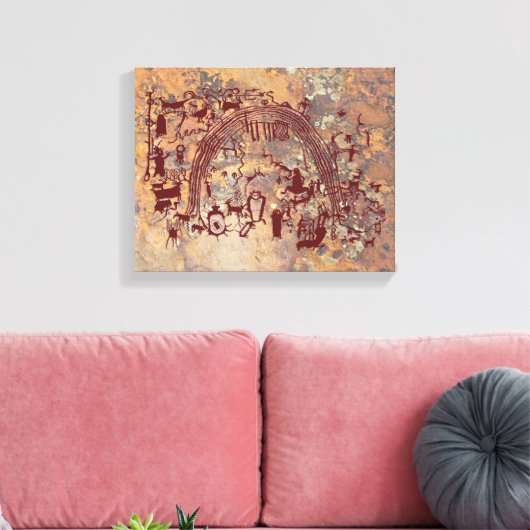 Shamans-Platte Leinwanddruck (Insitu (Wohnzimmer))