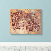 Shamans-Platte Leinwanddruck (Insitu (Holzboden))