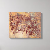 Shamans-Platte Leinwanddruck (Vorderseite)