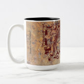 Shamans-Platte Zweifarbige Tasse (Links)