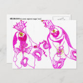 Shamans Postkarte (Vorne/Hinten)