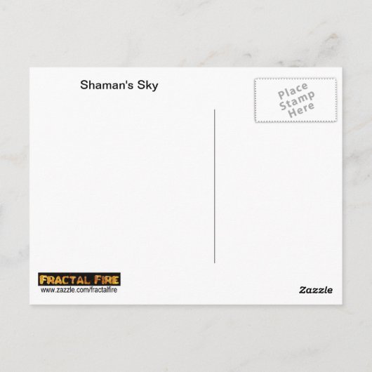 Shamans Sky Postkarte (Rückseite)