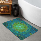 Shambala Tantric Nymphaea mandala Art Badematte