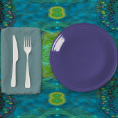 Shambala Tantric Nymphaea mandala Art Großer Tischläufer