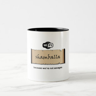 Shamballa Wifi Zweifarbige Tasse