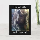 SHAME - I **FALSCH** IHRER GEBURTSTAG KARTE (Vorderseite)