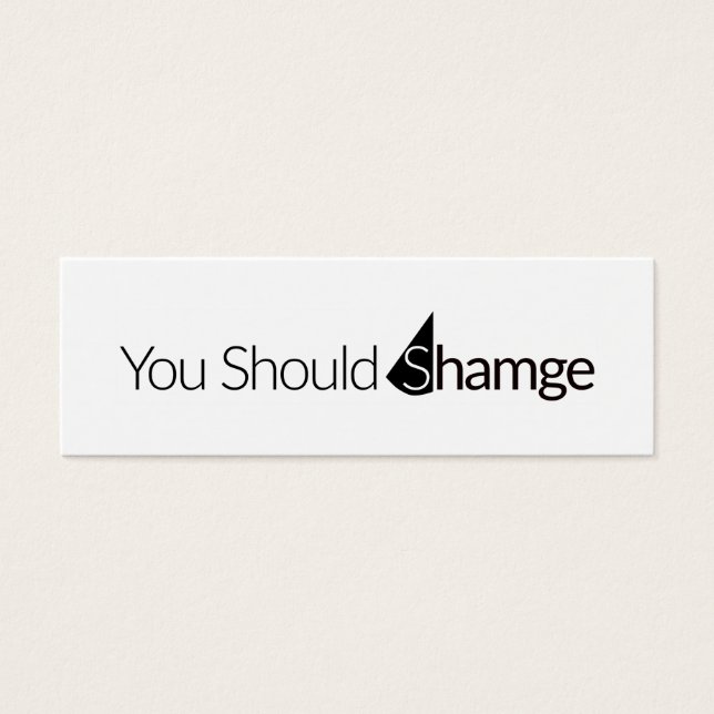 Shamge Card (Vorderseite)