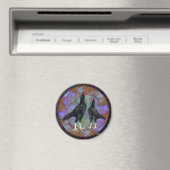 Shamo: Schwarzes Paar Magnet (In Situ (Geschirrspüler))