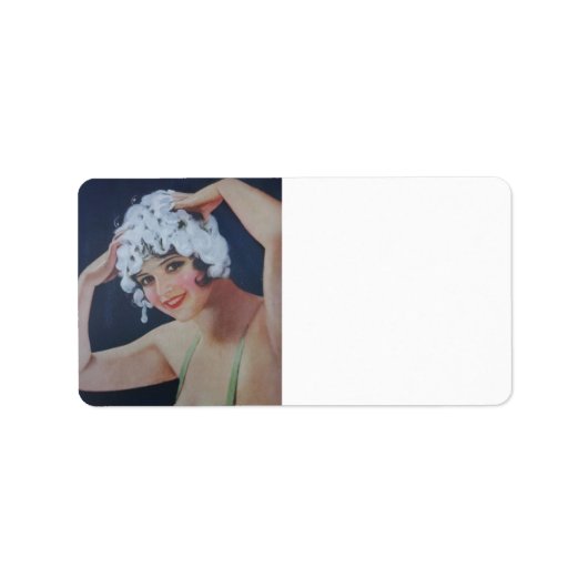 Shampoo Day Adressaufkleber (Vorne)