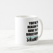 Shampoo Directions Funny Mug Kaffeetasse (VorderseiteRechts)