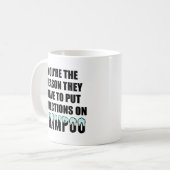 Shampoo Directions Funny Mug Kaffeetasse (Vorderseite Links)