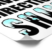 Shampoo Directions Funny Poster (Ecke)