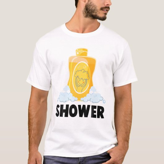 Shampoo - Dusche - Blasen - Kostüm - 1 von 2 Beste T-Shirt (Vorderseite)
