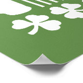 Shamrock and Beer Poster (Ecke)