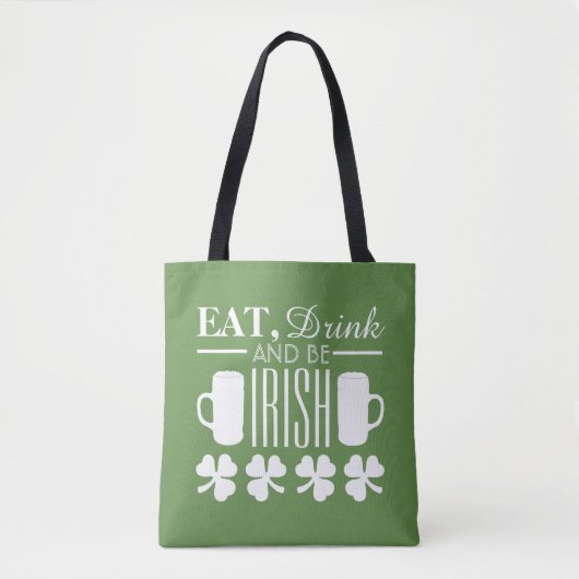 Shamrock and Beer Tasche (Vorderseite)
