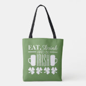 Shamrock and Beer Tasche (Rückseite)