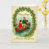 Shamrock-Bogen-St.-Patricks-Karte Karte (Gelbe Blume)
