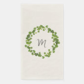 Shamrock bouquet, st patrick's day serviette (Vorderseite)
