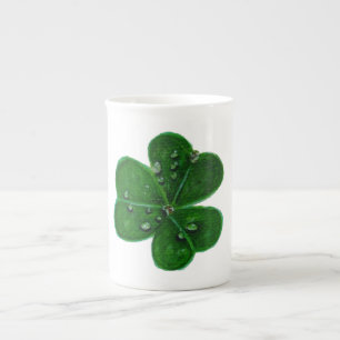 Shamrock Dewdrops ا Porzellantasse