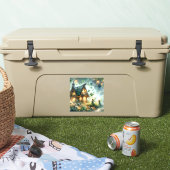 Shamrock Fairy Cottage Glow Aufkleber (Kühler)