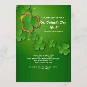 Shamrock Flurry Einladung