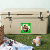 Shamrock Frame + Photo & Text Aufkleber (Kühler)