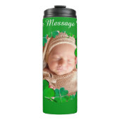 Shamrock Frame w/Photo Thermosbecher (Vorderseite)