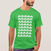 Shamrock Grid Pattern T-Shirt (Vorderseite)
