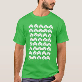 Shamrock Grid Pattern T-Shirt