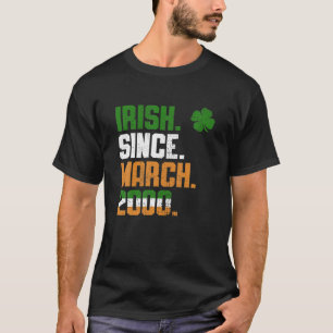 Shamrock Irisch seit März 2000 Legende St Patricks T-Shirt