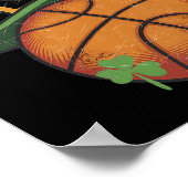 Shamrock Irischer Sketll Leprechaun St Patricks Da Poster (Ecke)