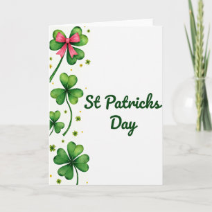 Shamrock-Joy-St.-Patricks-Day-Karte Karte