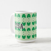 Shamrock Kaffeetasse (Vorderseite Links)