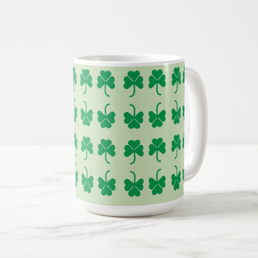 Shamrock Kaffeetasse (VorderseiteRechts)