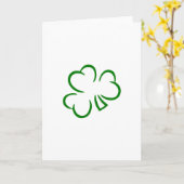Shamrock Karte (Gelbe Blume)