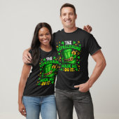 Shamrock Leprechauns Made Me Do It St Patrick's Da T-Shirt (Unisex)