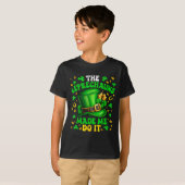 Shamrock Leprechauns Made Me Do It St Patrick's Da T-Shirt (Vorne ganz)