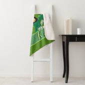 Shamrock-Lettering & Leprechaun Sherpadecke (Beispiel)
