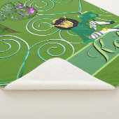Shamrock-Lettering & Leprechaun Sherpadecke (3/4)