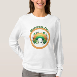 Shamrock Lucky Regenbogen T-Shirt
