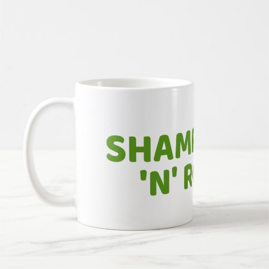 Shamrock n Roll St. Patrick Tag Kaffeetasse (Links)
