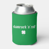 Shamrock n roll St Patrick's Day Dosenkühler (Kanne Vorderseite)