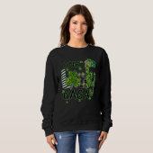 Shamrock One Lucky Gaga St Patrick's Day Sweatshirt (Vorne ganz)