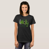 Shamrock One Lucky Teacher St Patrick's Day School T-Shirt (Vorne ganz)