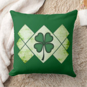 Shamrock Pattern St Patrick’s Day Shirt – almofada Kissen (Decke)