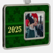 Shamrock Personalized Rahmen-Ornament Silber (Rechts)