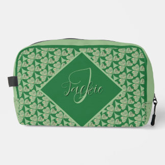 Shamrock Print Cut Sew Bag Waschbeutel