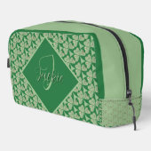 Shamrock Print Cut Sew Bag Waschbeutel (Rechte Ecke)